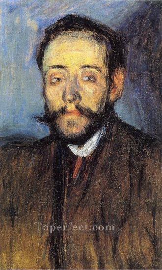 ミンゲルの肖像 パブロ・ピカソ 1901年油絵